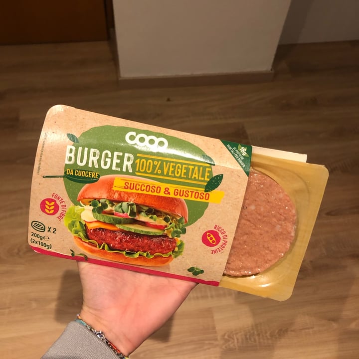 Coop Burger 100 vegetali Sucoso & Gustoso Review abillion