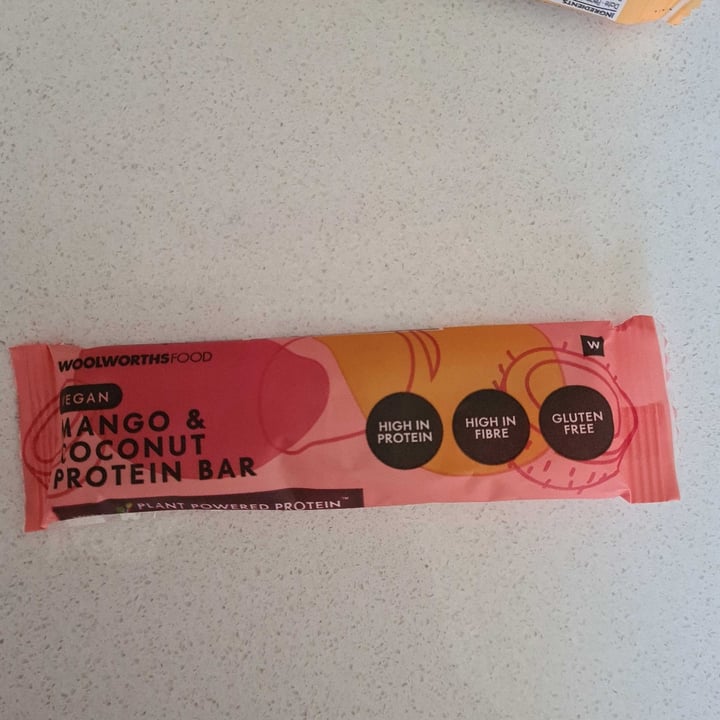 Woolworths Food Mango & Coconut Protein Bar Review abillion