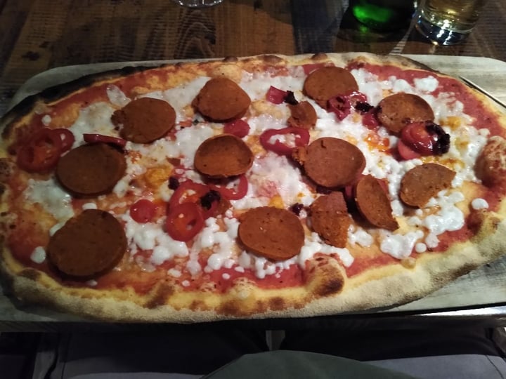 Zizzi Chislehurst United Kingdom Vegan Jackfruit Pepperoni Pizza Review
