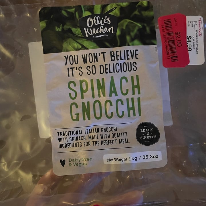 ollie's kitchen Spinach Gnocchi Reviews abillion
