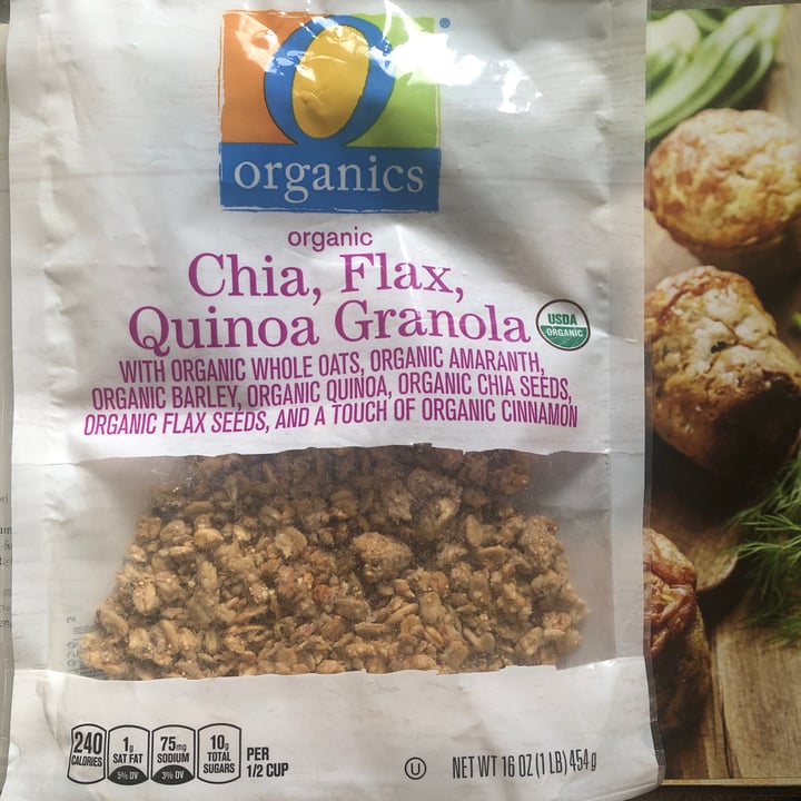 O Organics Chia Flax Quinoa Granola Review abillion