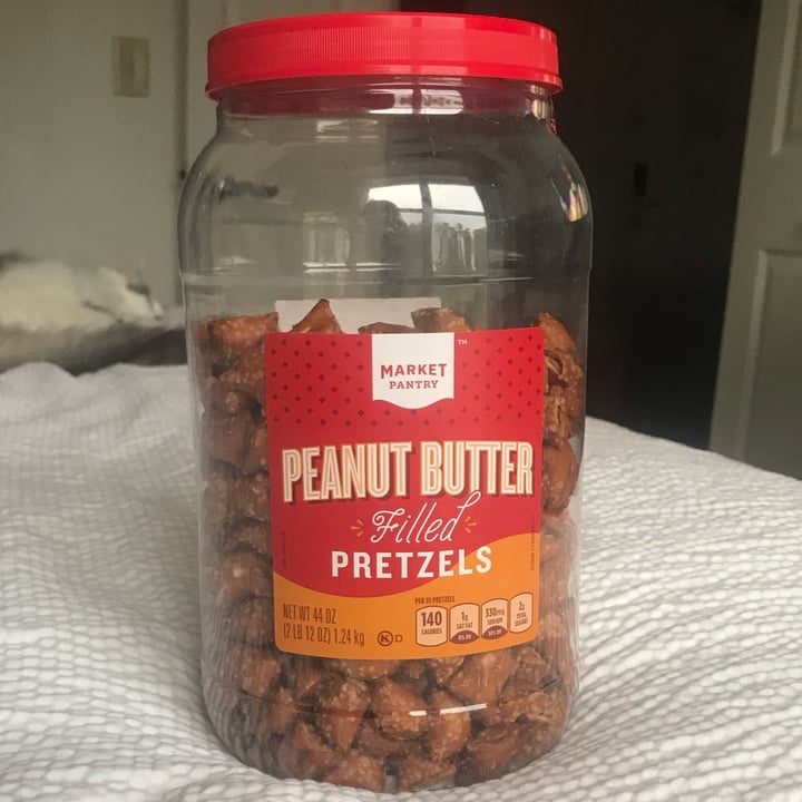 Market Pantry Peanut Butter Filled Pretzels Review abillion