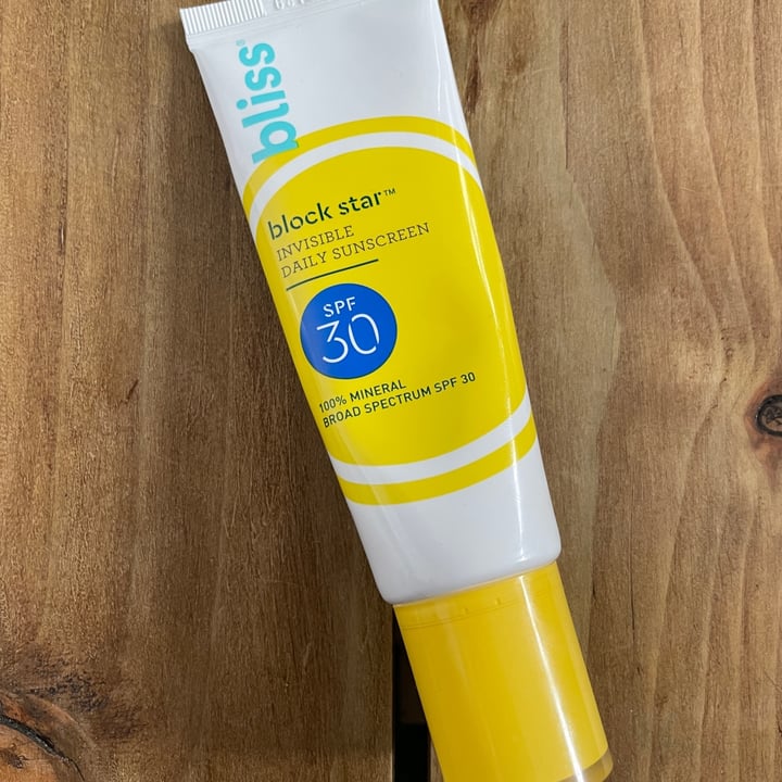 Bliss Sunscreen Review abillion