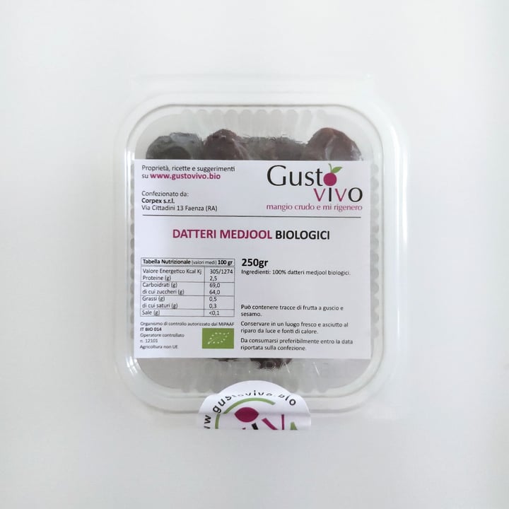 review photo of Gusto vivo Datteri Medjool biologici shared by @giusvisions on 10 Sep 2021 - review