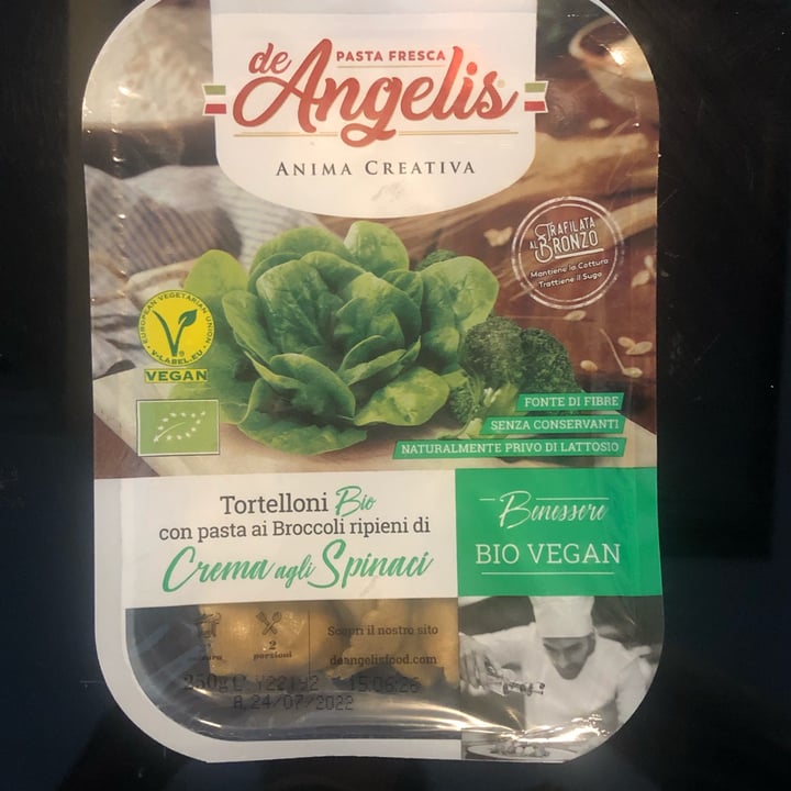 PASTA FRESCA de Angelis tortelloni con pasta ai broccoli e ripieni di