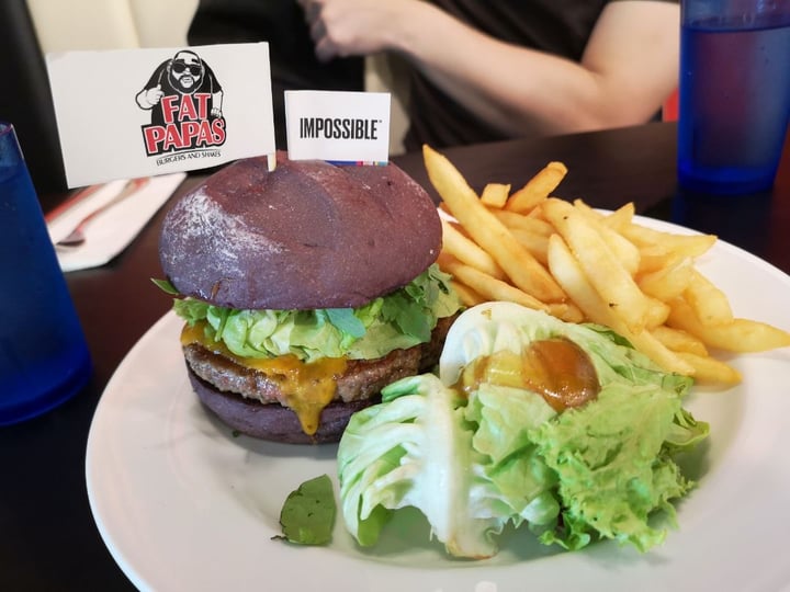 Fatboy's The Burger Bar Yishun, Singapore Impossible burger (veganised