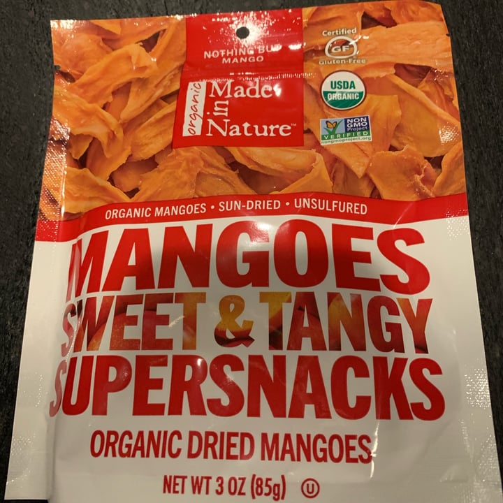 Made in Nature Organic Dried Mangoes Review abillion