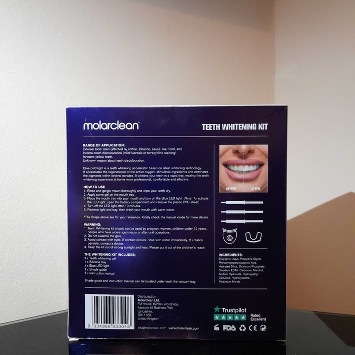 molar clean ADVANCED TEETH WHITENING STRIPS Review abillion