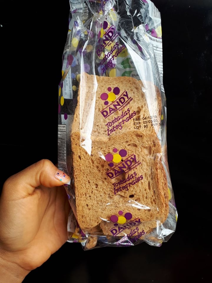 photo of Dandy DANDY Tostadas Integrales shared by @violeta on  24 Dec 2019 - review