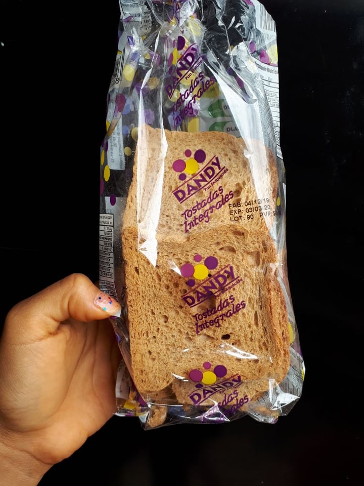 review photo of Dandy DANDY Tostadas Integrales shared by @violeta on 24 Dec 2019 - review