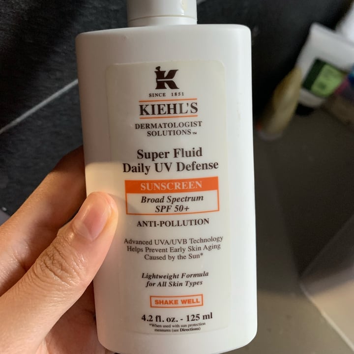Kiehl’s super fluid daily uv defense sunscreen Review abillion