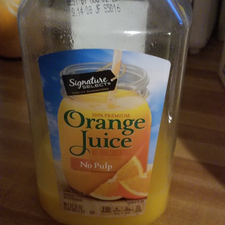 Signature Select Orange Juice Review abillion