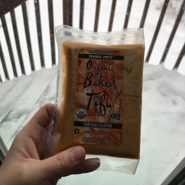 review photo of Trader Joe's Organic Baked Tofu - Teriyaki shared by @plants on 21 Feb 2022 - review