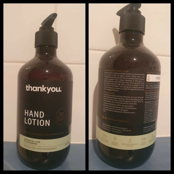 Thankyou Hand Lotion Review abillion