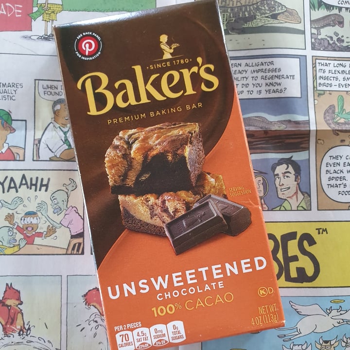 Bakers Baker’s Unsweetened Chocolate Review abillion