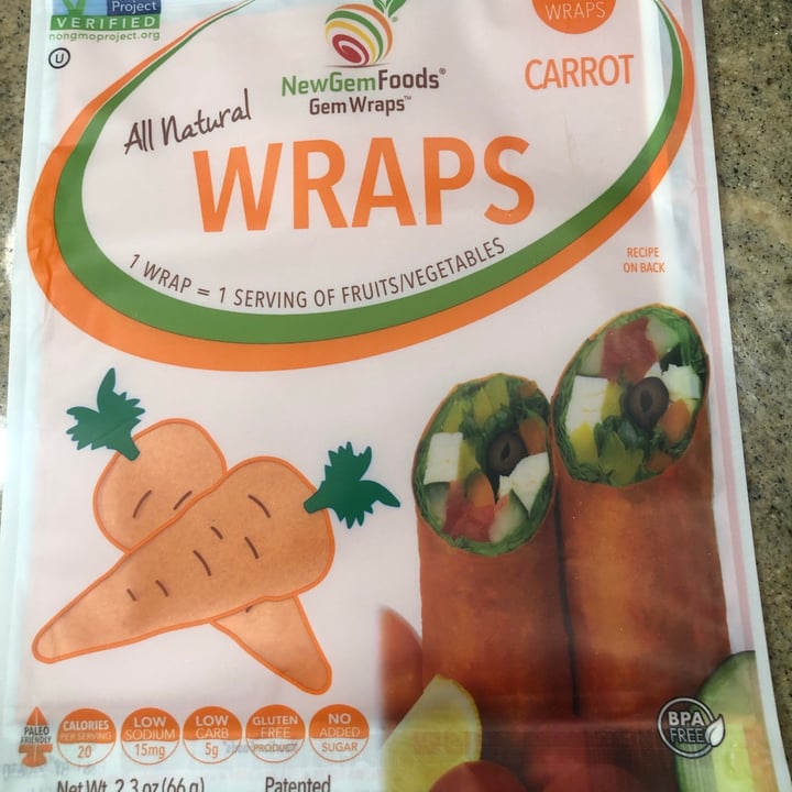 Newgem foods Carrot Wrap Reviews abillion