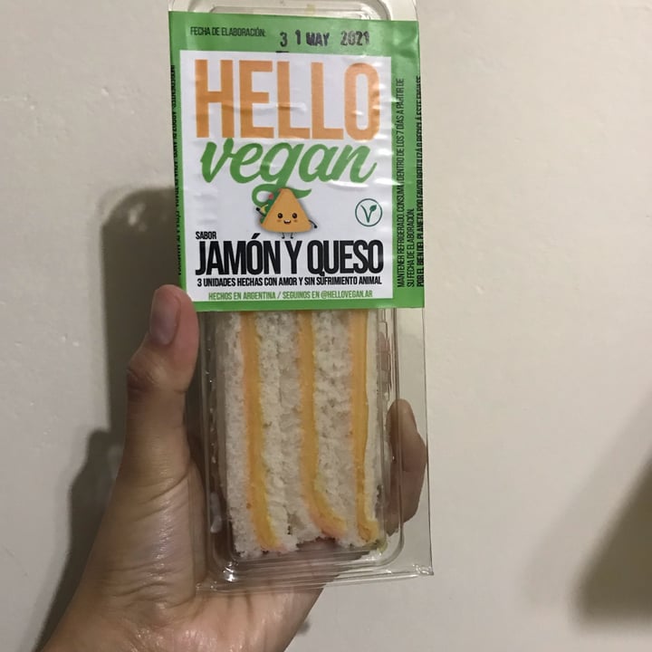 Hello Vegan Sándwich de miga vegano sabor jamón y queso Review abillion