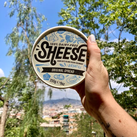 Sheese, Original spread, cheese, dairy alternatives, food, review