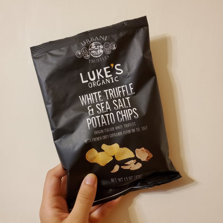 Luke’s Organic White truffle and sea salt potato chips Review abillion
