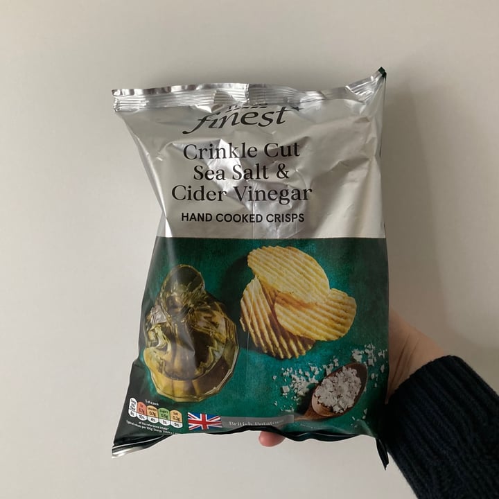 Tesco Tesco Finest Crinkle Cut Sea Salt And Vinegar Crisps Review