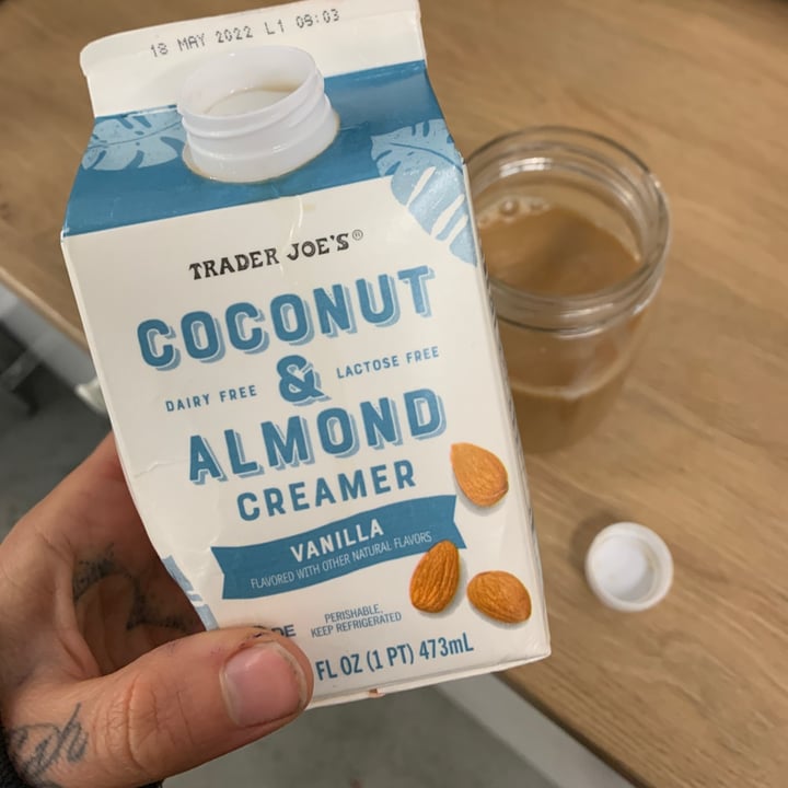 Trader Joe's Coconut & Almond Vanilla Creamer Review abillion