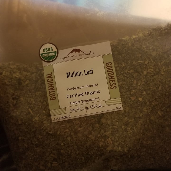 review photo of Mountain Rose Herbs Mullein Leaf shared by @anniemae23 on 13 Mar 2022 - review