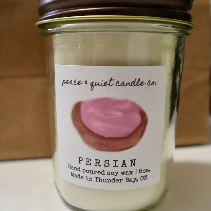Peace & Quiet Candle Co. Persian Candle Review abillion