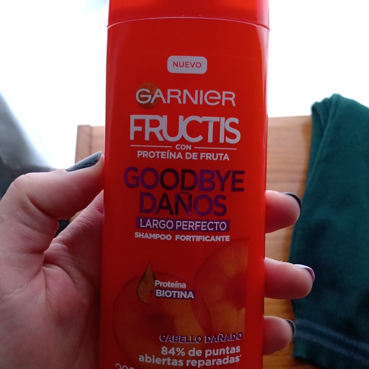 Garnier Fructis Fructis Shampoo Goodbye Daños Largo Perfecto Review