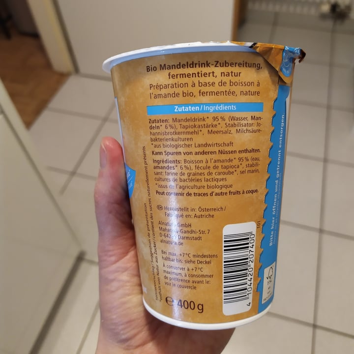 Alnatura Mandel Natur Joghurt Review abillion