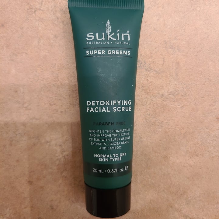 Sukin Super Greens Detoxifying Facial Scrub Review abillion