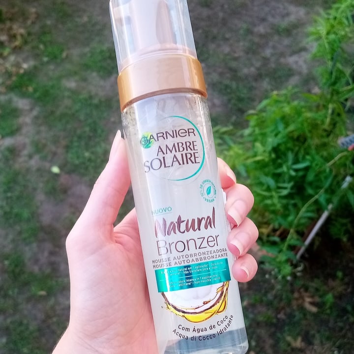 Garnier ambre solaire Natural Bronzer Self Tan Mousse Review abillion