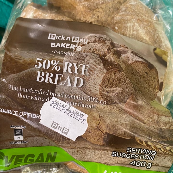 Pick n Pay 50 Rye Bread Review abillion