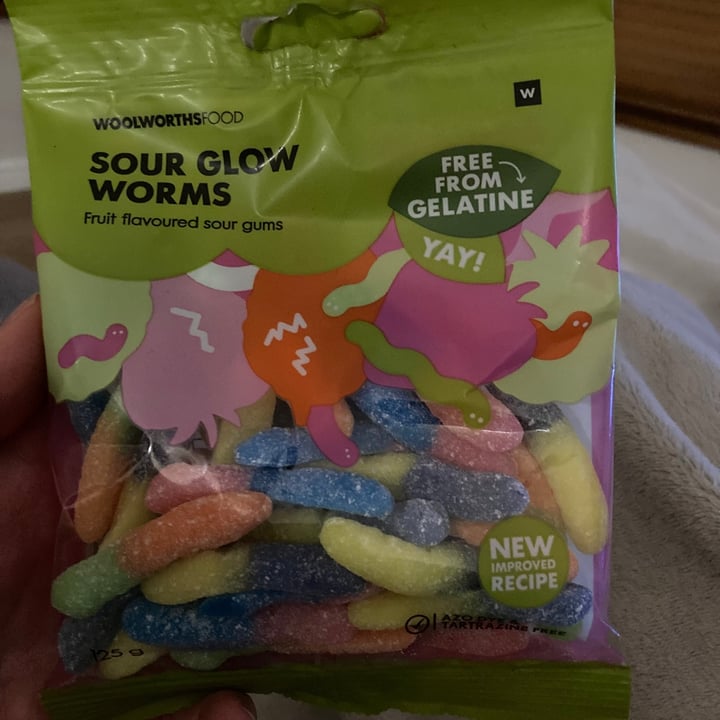 Woolworths Food Sour glow worms Review abillion