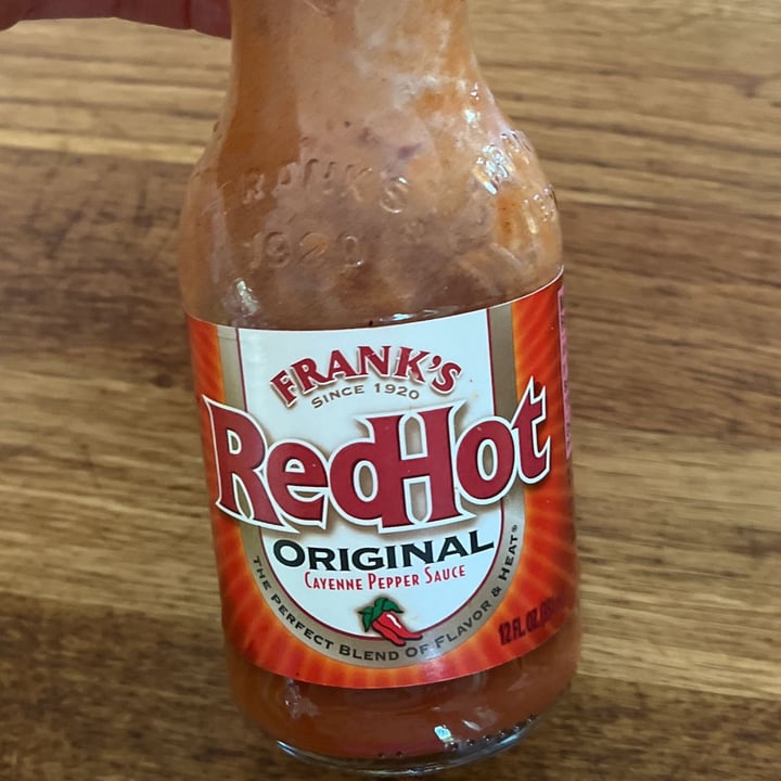 Frank's red hot original Cayenne pepper sauce Frank's red hot original