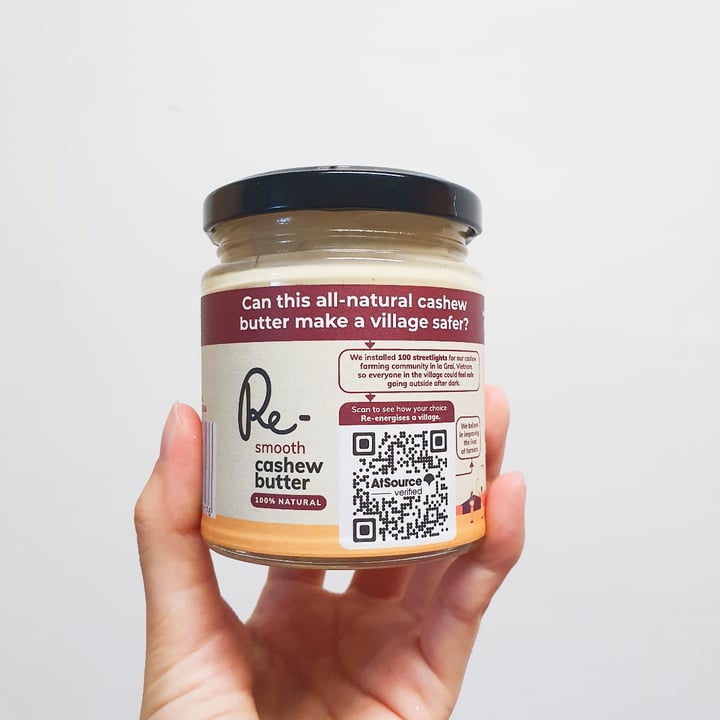 photo of re foods Cashew Butter shared by @iloveveggies on  10 Sep 2021 - review