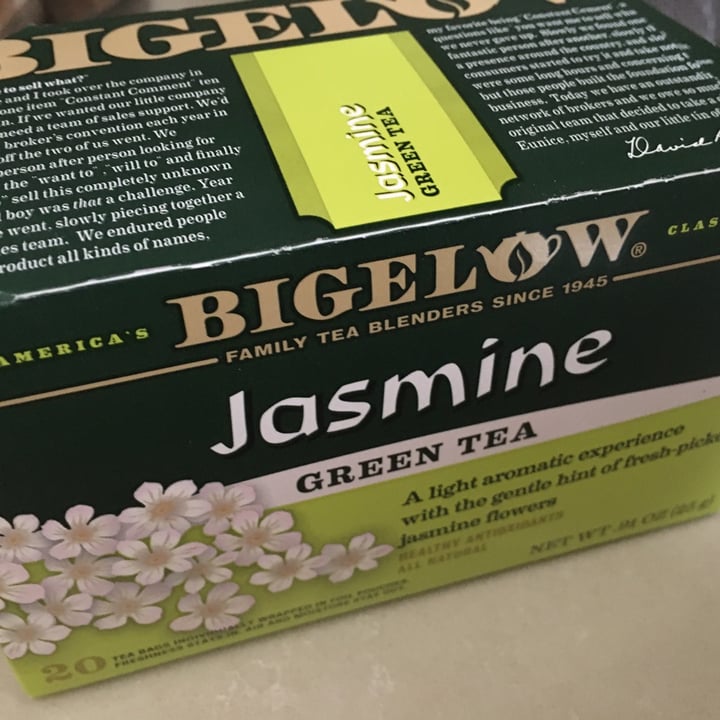 Bigelow Green Tea Jasmine Reviews abillion