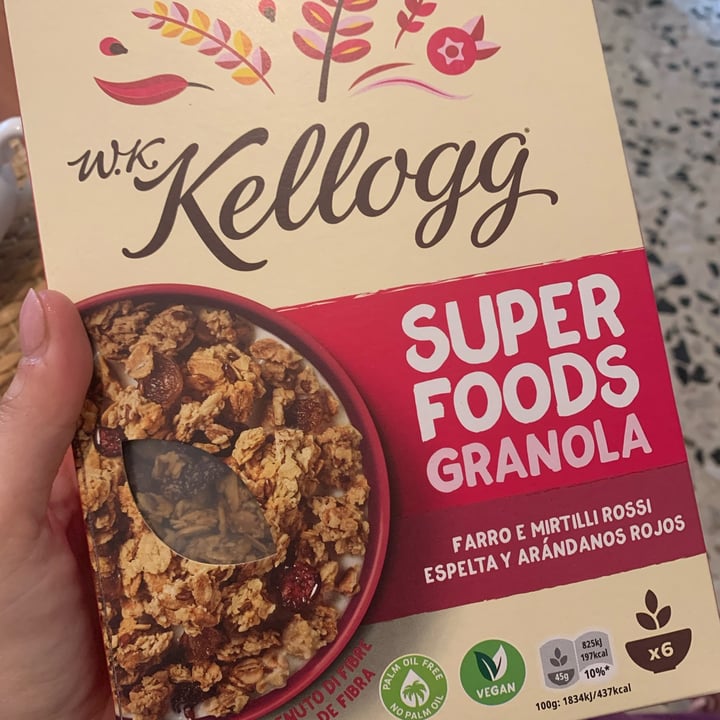 Kellogg Granola Sin Azucares Frutti Rossi Review abillion