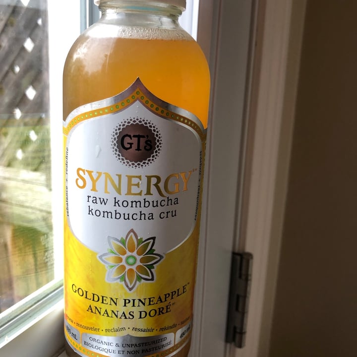 GT’s Living Foods Synergy Raw Kombucha Golden Pineapple Review abillion