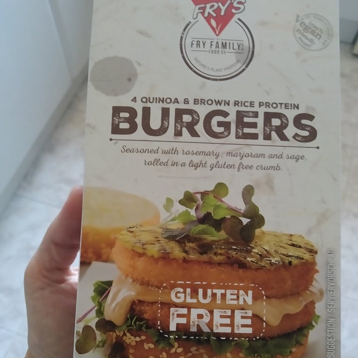 Fry's Family Food Co Quinoa and Brown Rice Protein Burgers Review