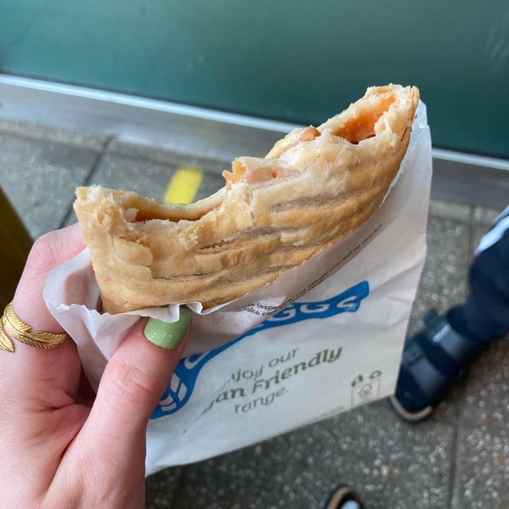 Greggs United Kingdom Vegan Sausage Bean And Cheese Melt Review abillion
