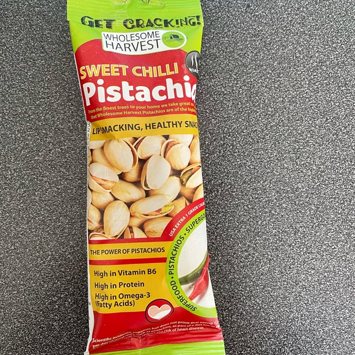 Wholesome Harvest Sweet chilli pistachios Review abillion