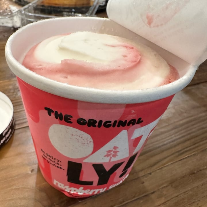 Oatly Raspberry swirl Ice Cream Review abillion