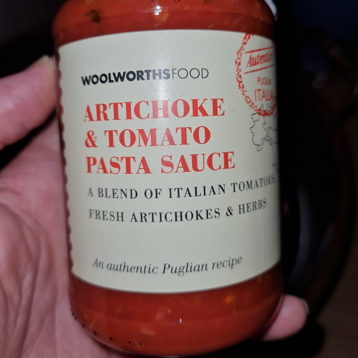 Woolworths Food Artichoke & Tomato Pasta Sauce Review abillion