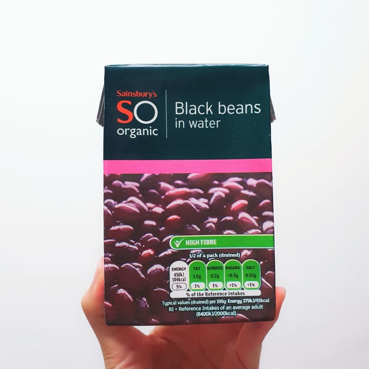 Sainsbury's So organic black beans Review abillion