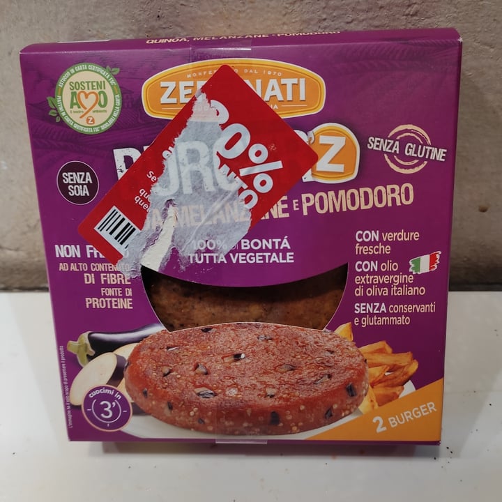 Zerbinati Burger Quinoa, Melanzane e Pomodoro Review abillion