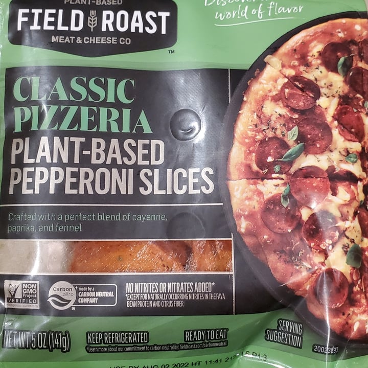 Field Roast Classic Pizzeria Plantbased Pepperoni Slices Review abillion