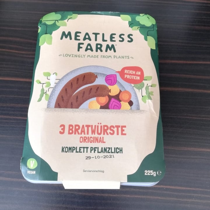 Meatless Farm 3 Bratwürste original Review abillion