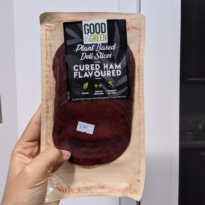Good & Green Plant Based Deli Slices Cured Ham Flavoured Review abillion