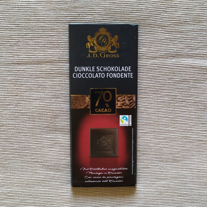 J. D. Gross Cioccolato Fondente 70 Review abillion