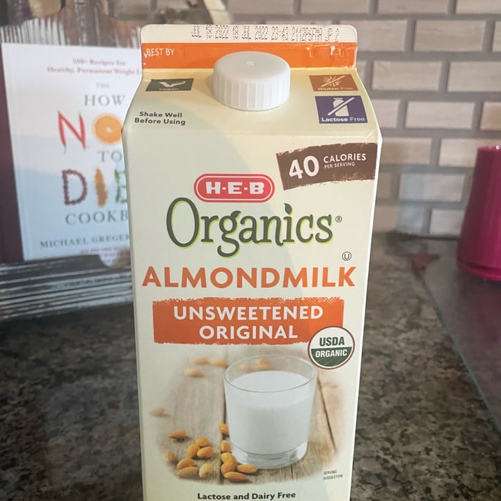 Organic Almond Milk Organic Almond Milk HEB Review abillion